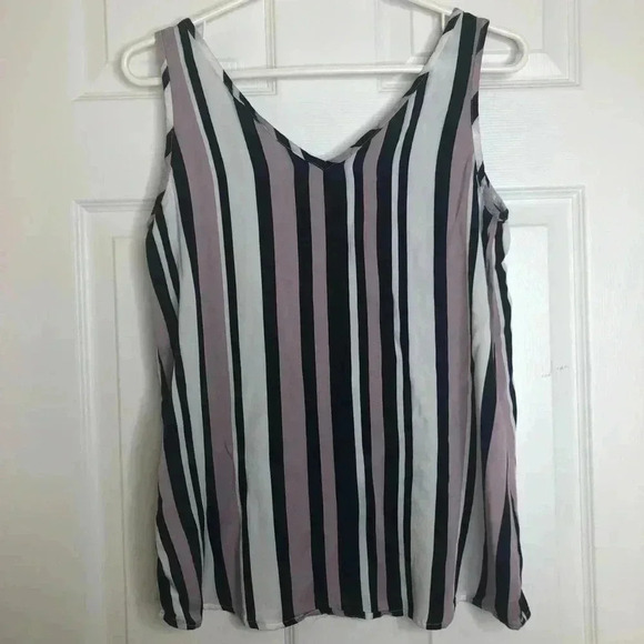 Tribal Jeans Tank Top Flowy Black, Pink, & White Size  Small - Picture 8 of 16